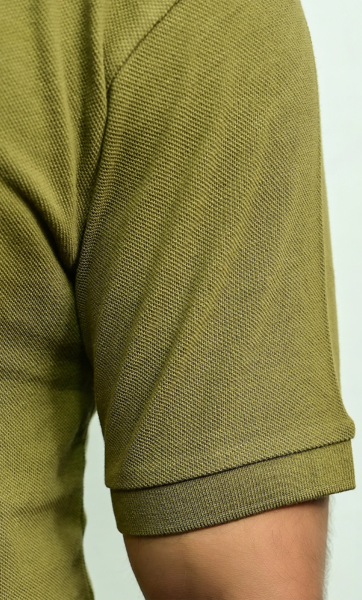 Olive Green V Color POLO SHIRT