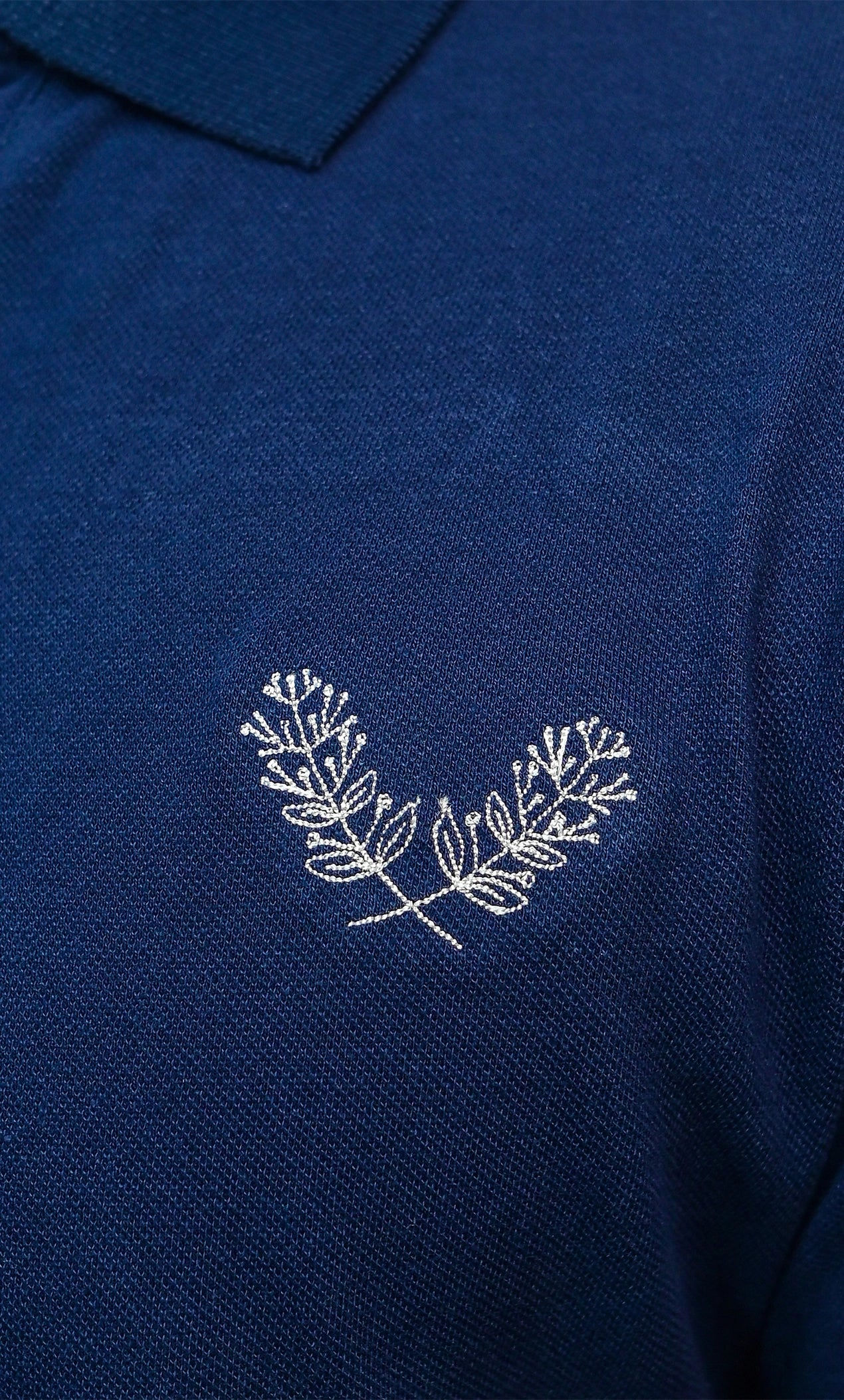 Navy Blue V Color POLO SHIRT