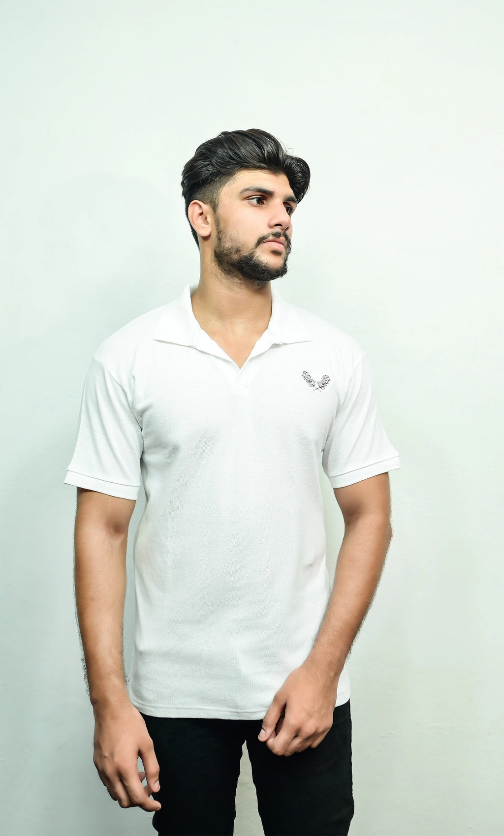 White V Color POLO SHIRT