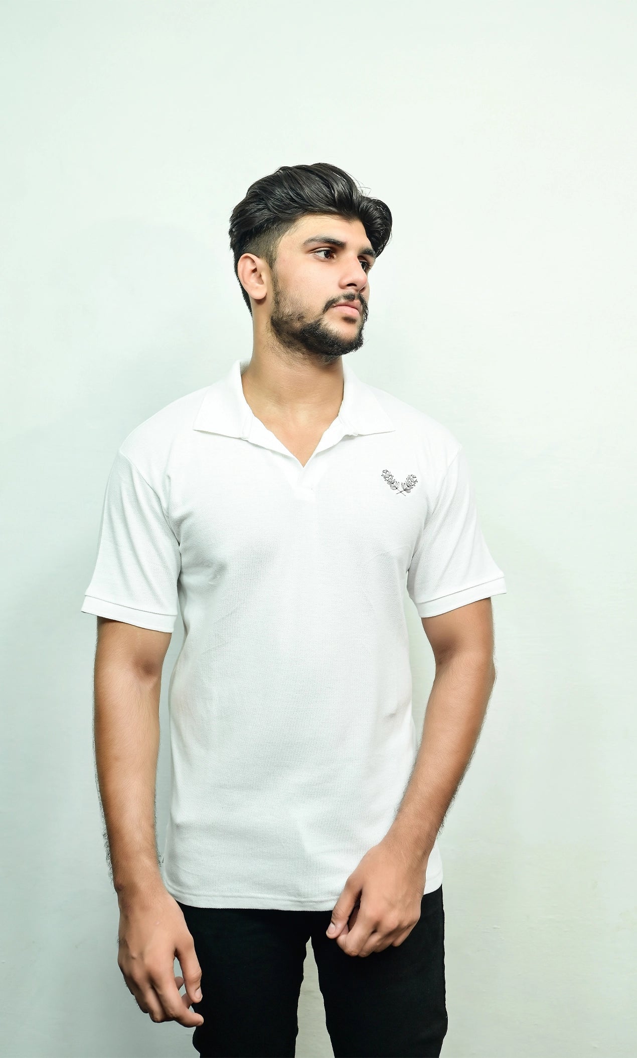 White V Color POLO SHIRT