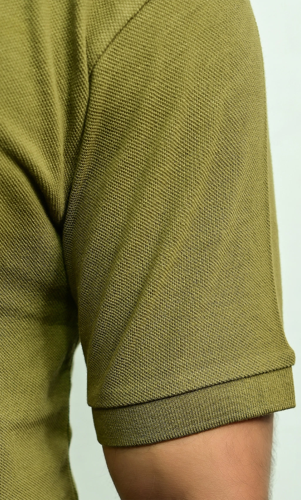 Olive Green V Color POLO SHIRT