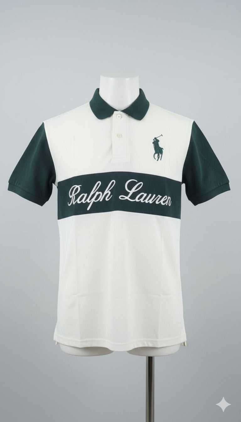 Ralph Lauren  Cream & Green logo