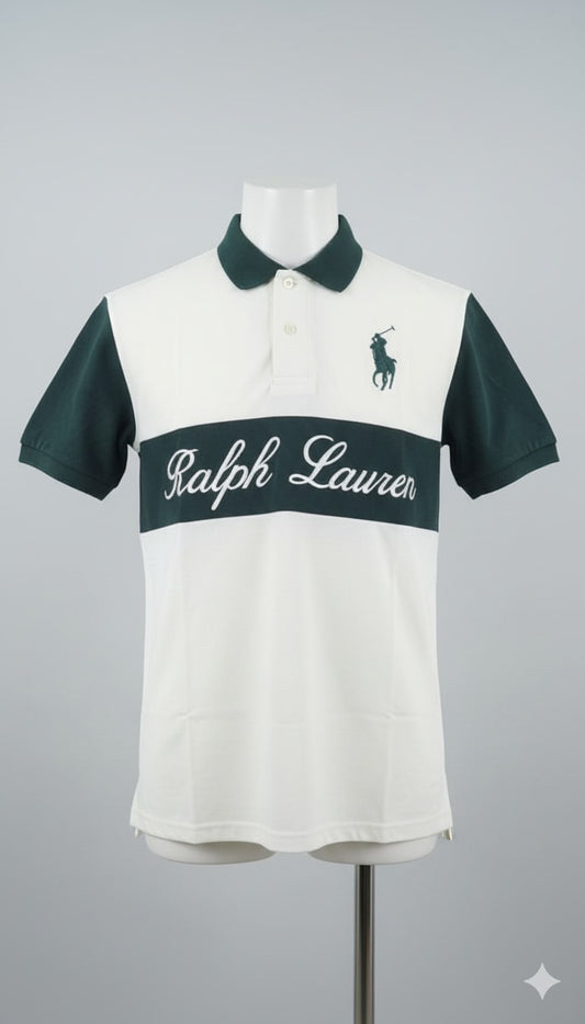Ralph Lauren  Cream & Green logo