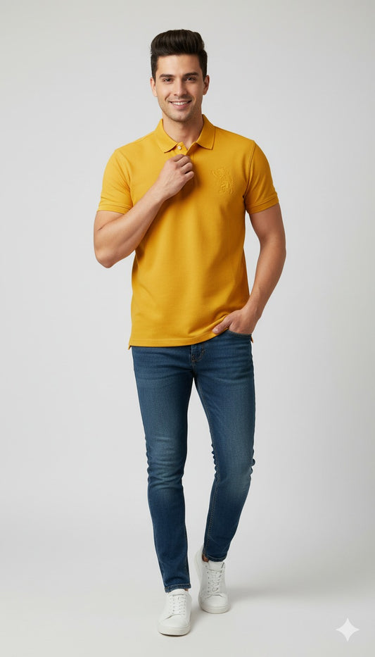 Giordano Embosed Yellow logo